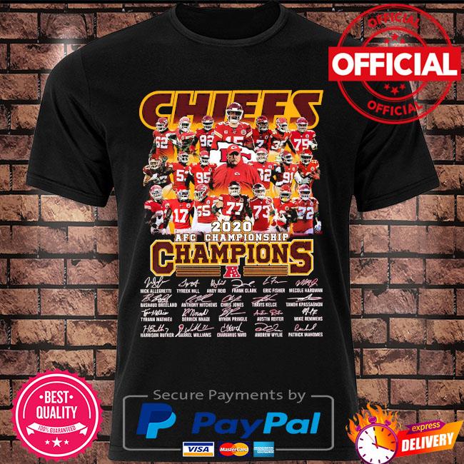 Where to get Kansas City Chiefs AFC Championship gear: Shirts