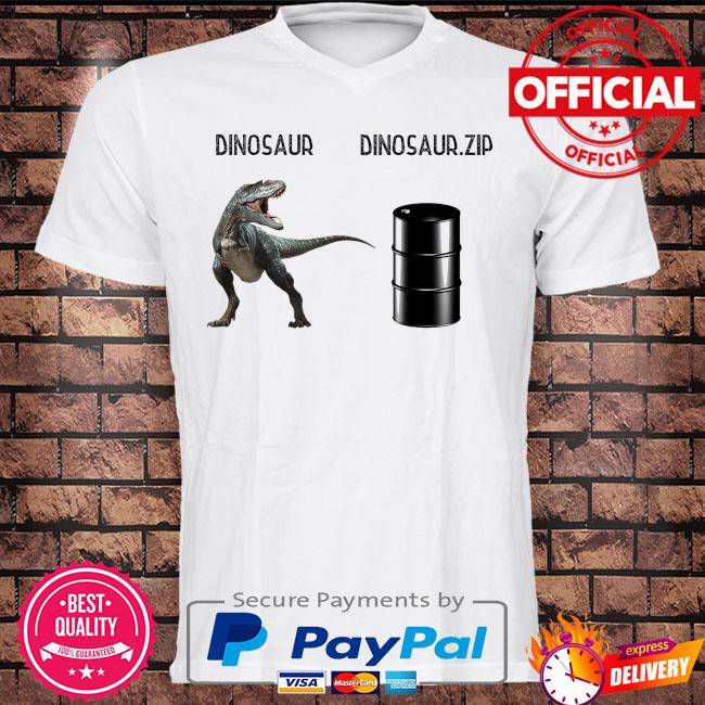 Dinosaur dinosaur zip shirt