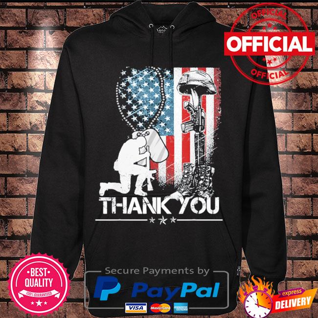 Distressed memorial day flag military boots dog tags s Hoodie black
