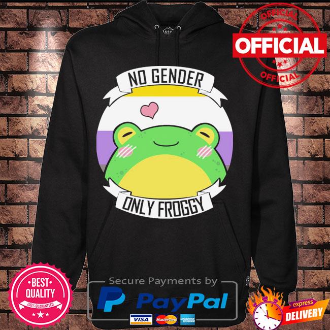 Frog no gender only froggy s Hoodie black