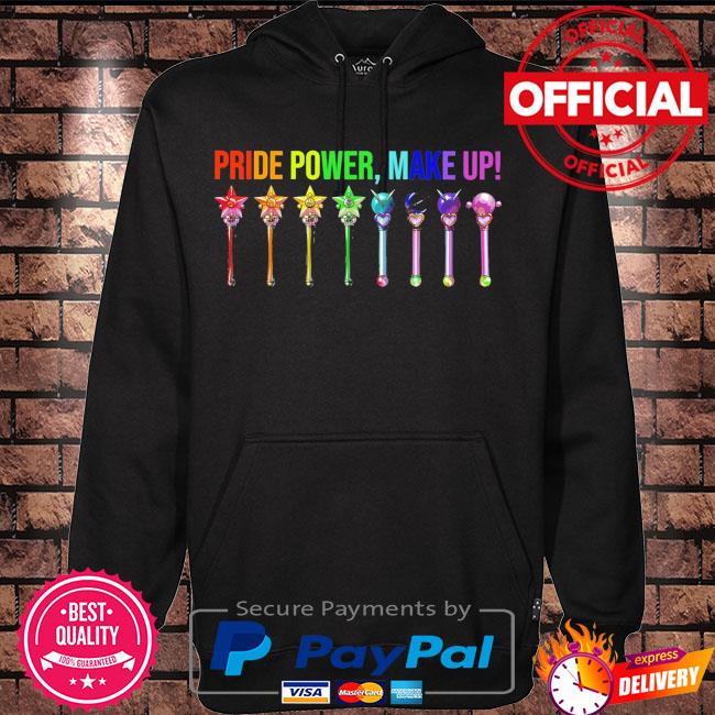 Pride power make up s Hoodie black