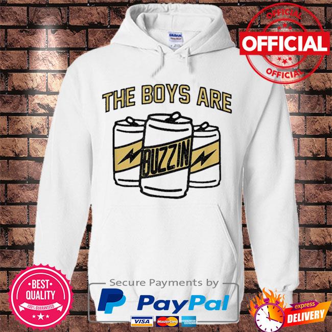 The boys are buzzin vintage drinking s Hoodie white