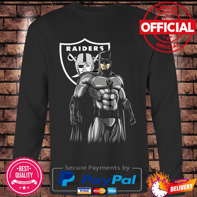 Las Vegas Raiders Batman Logo Dc Marvel Jersey Superhero Avenger shirt