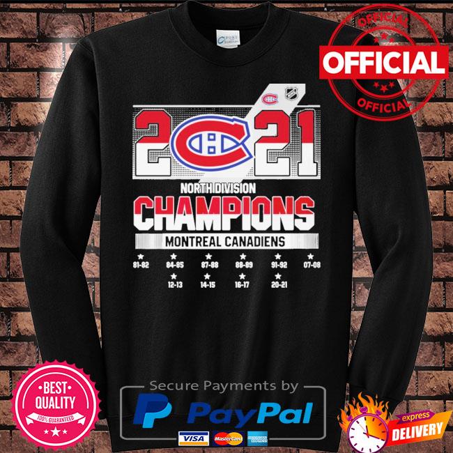 Montreal Canadiens north division champions 2021 shirt ...