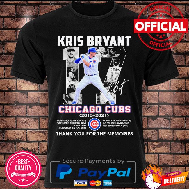 Kris Bryant Baseball Player - 17 Kris Bryant Chicago Cubs 2015-2021 thank  you for the memories