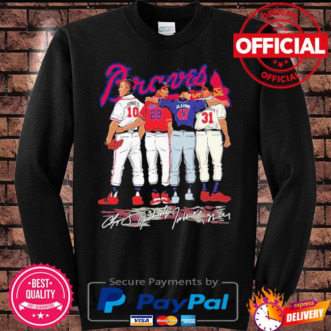 Braves Chipper Jones 10 signature jersey t-shirt, hoodie, sweater, long  sleeve and tank top