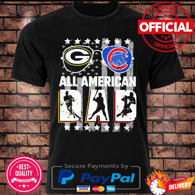 Green Bay Packers and Chicago Cubs all American Dad shirt, hoodie