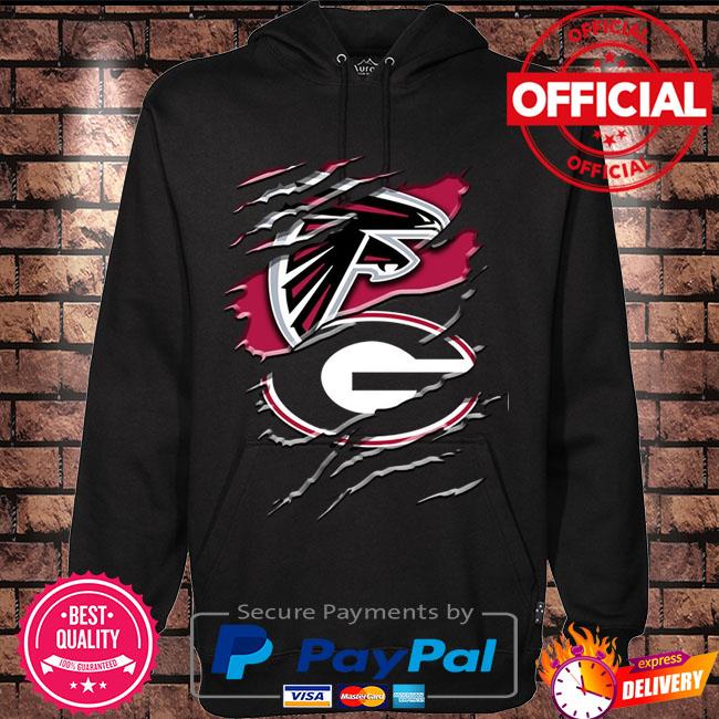 Blood Inside Me Atlanta Falcons And Georgia Bulldogs 2023 shirt, hoodie,  sweater, long sleeve and tank top