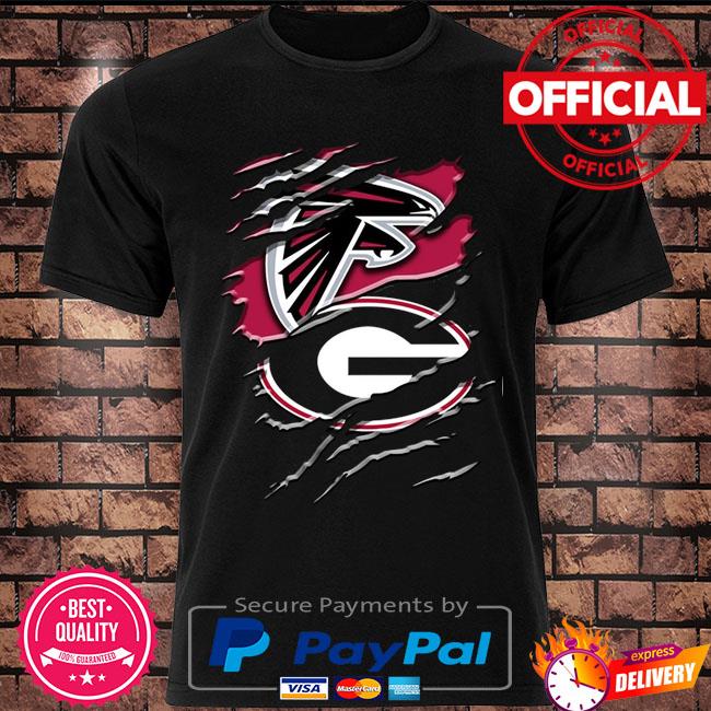 Blood Inside Me Atlanta Falcons And Georgia Bulldogs 2023 shirt