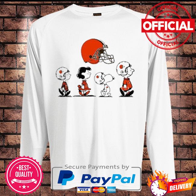 The Peanuts characters Cleveland Browns Christmas sweater, hoodie