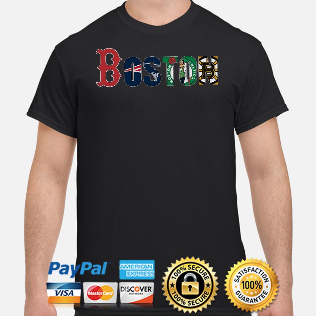 Boston Red Sox New England Patriots Celtics Bruins shirt - Online