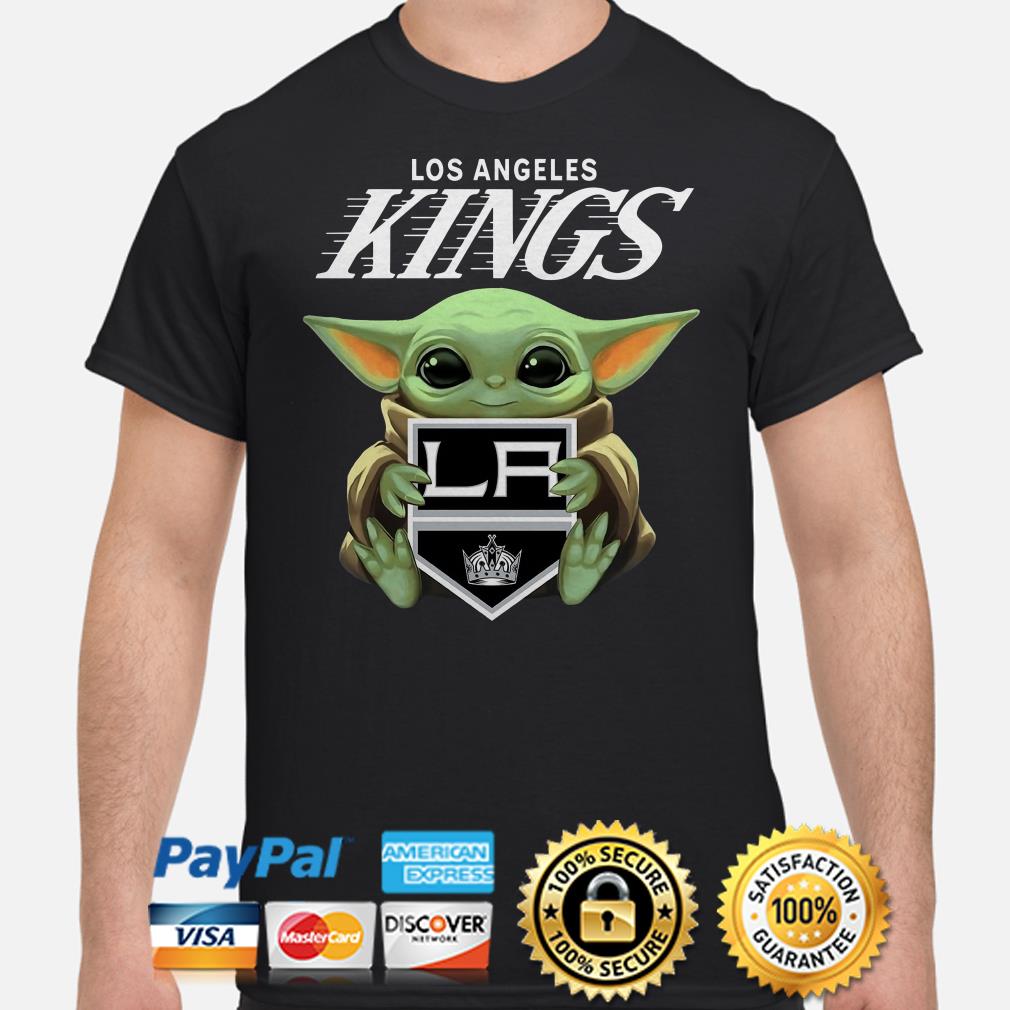 Baby Yoda Hug Los Angeles Kings Shirt