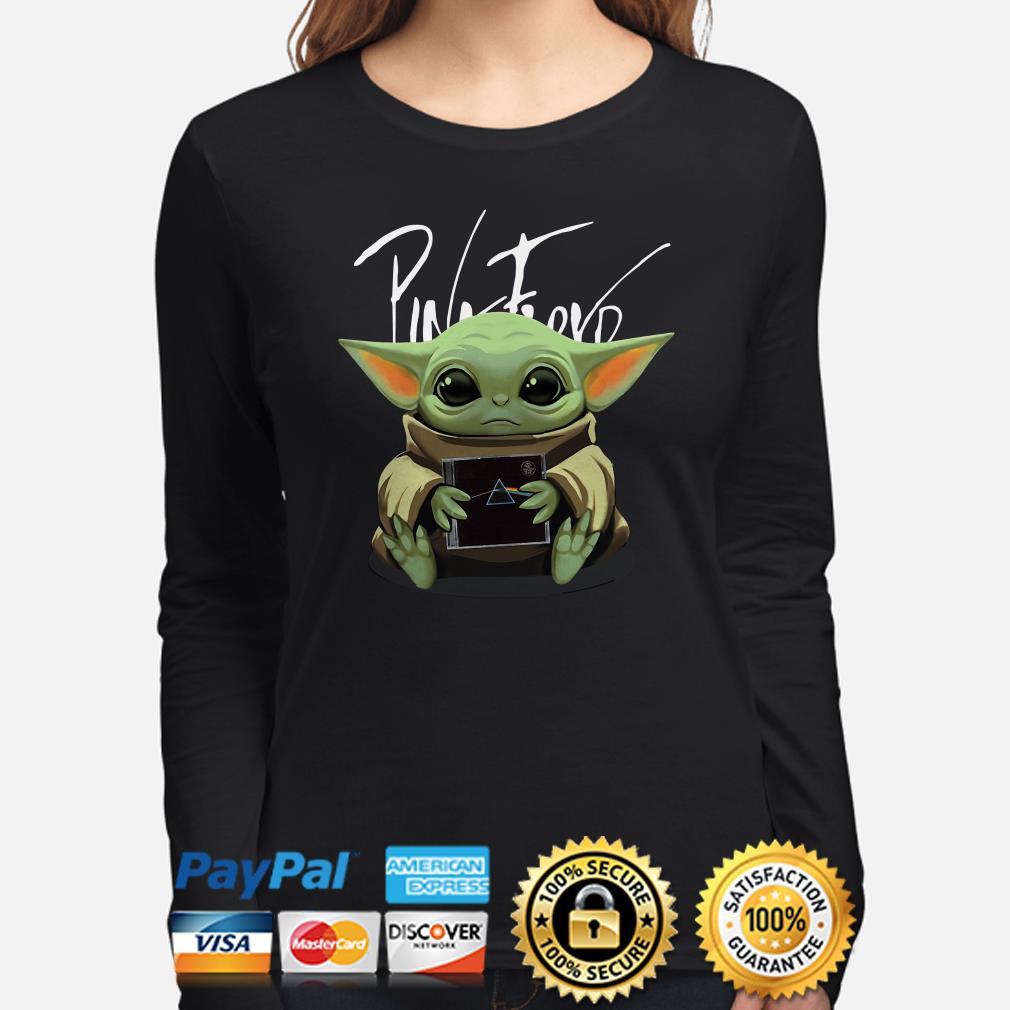 Official Baby Yoda Hug Pink Floyd Album Shirt - Thefirsttees