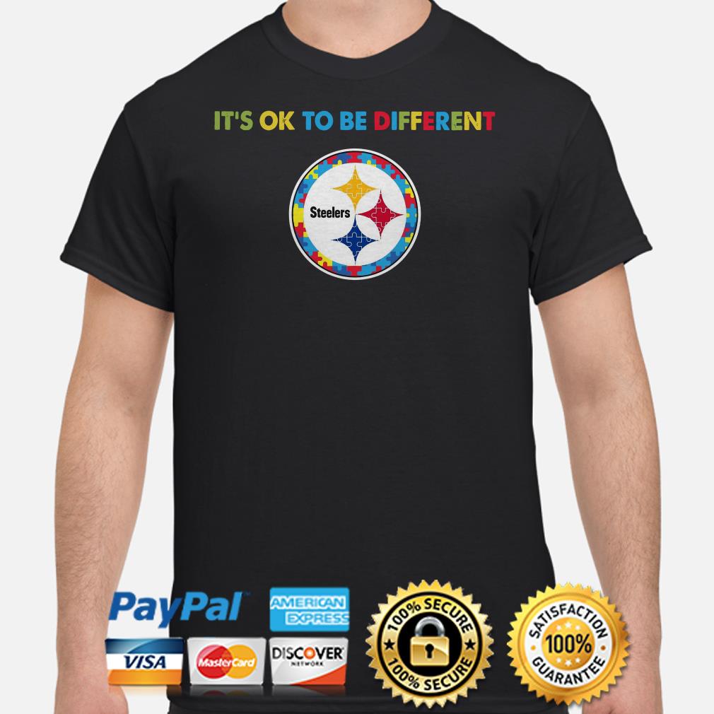 Official Pittsburgh Steelers Autism it's ok to be different shirt, hoodie,  sweater, long sleeve and tank top