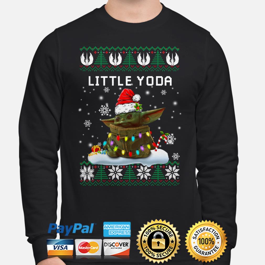 Edmonton Oil Kings American Sports Team Baby Yoda Cute Ugly Christmas  Sweater Gift Holidays - Banantees