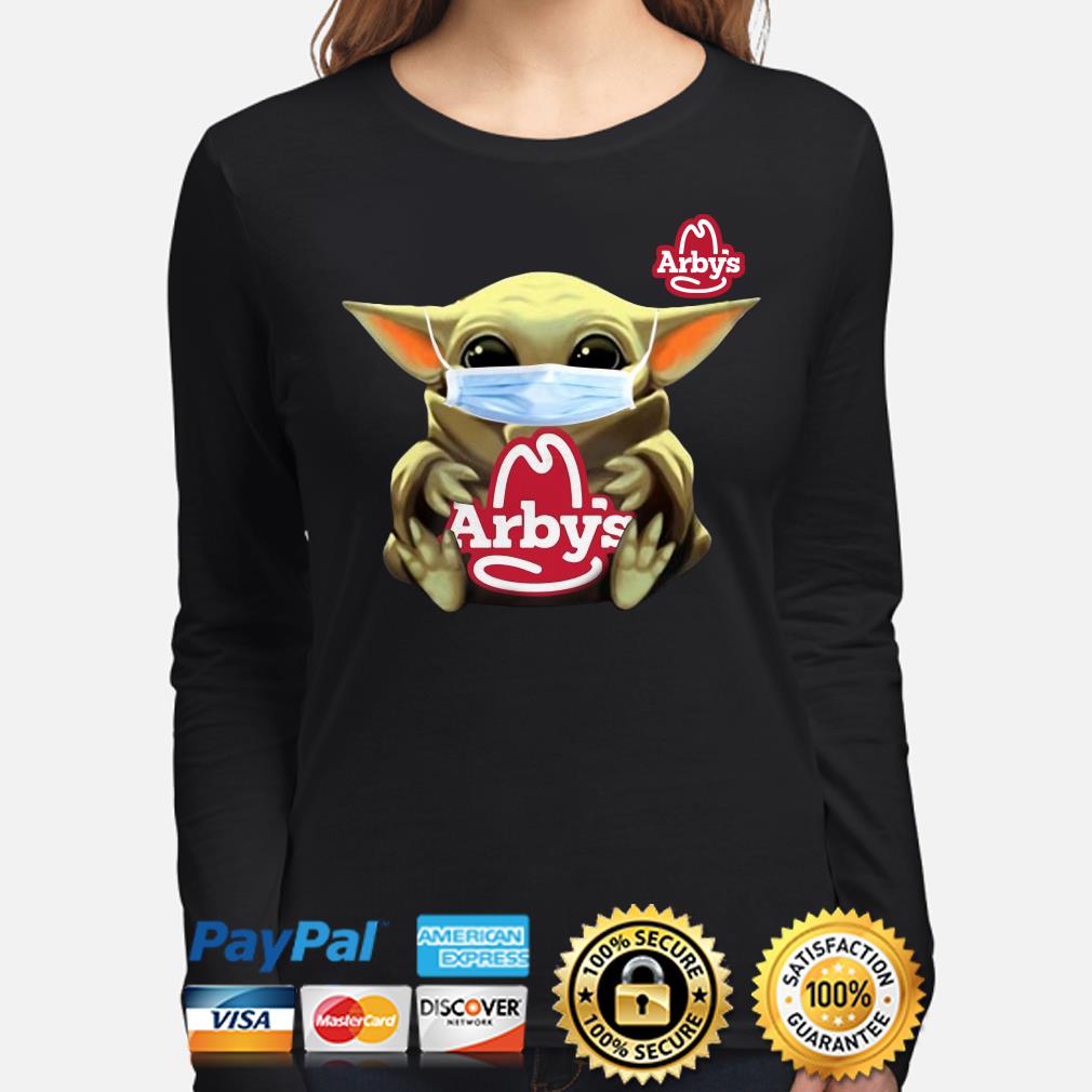 Baby Yoda Hug Arbys shirt, hoodie, sweater, long sleeve and tank top