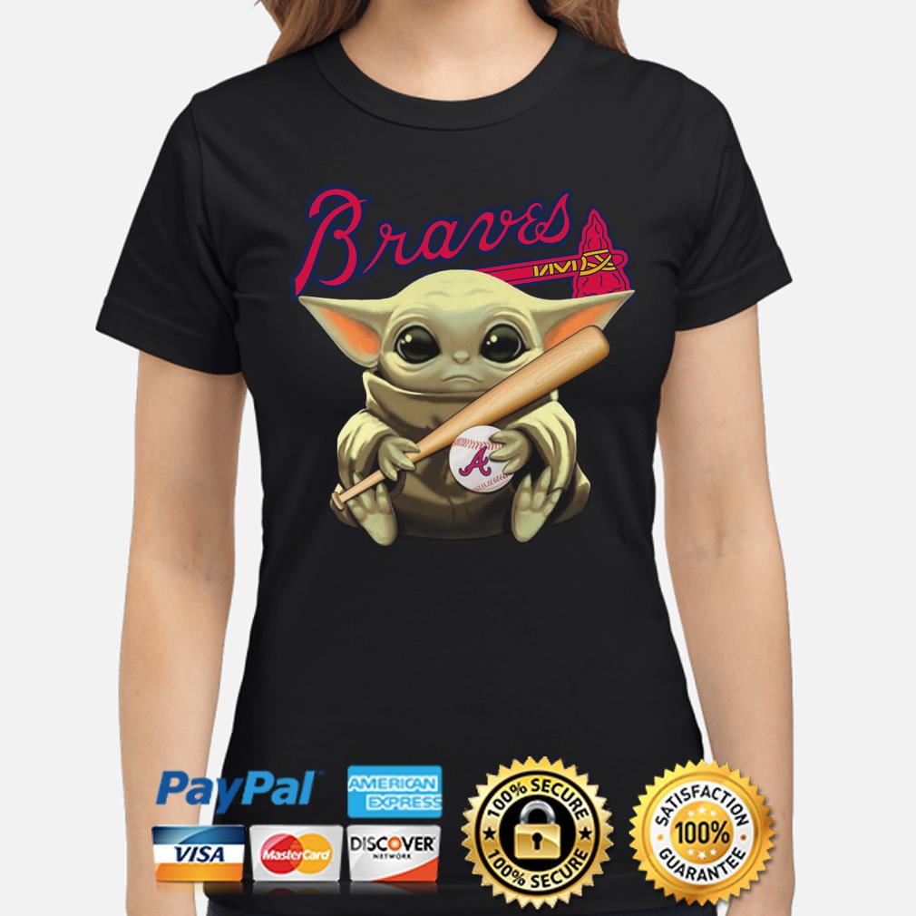 Star Wars Baby Yoda hug Atlanta Braves shirt, hoodie, sweater