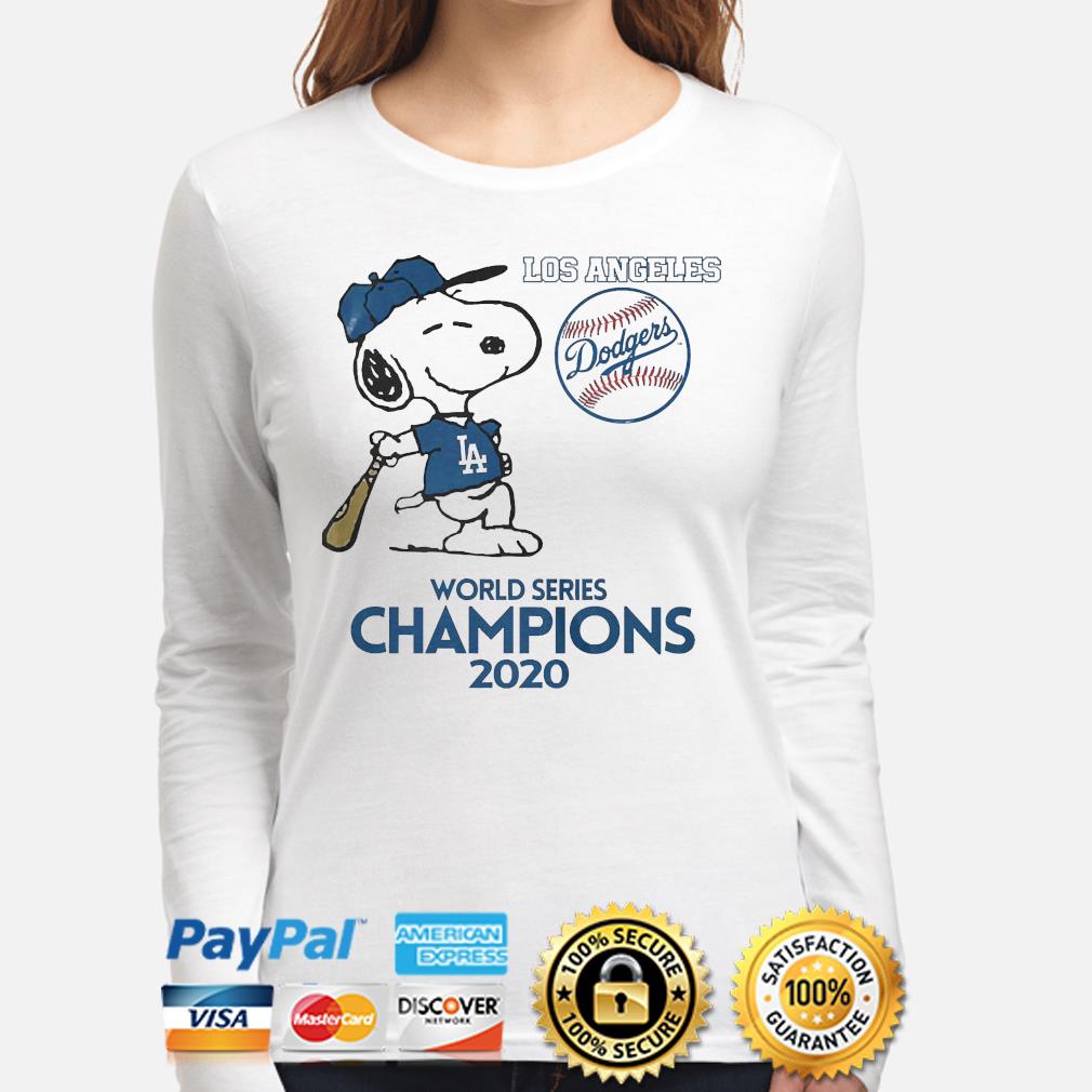 Snoopy Los Angeles Dodgers world series Champions 2020 shirt, hoodie,  sweater, long sleeve and tank top
