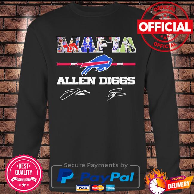 Shedd Shirts Long Sleeve Mafia Bills Stefon Diggs Pic T-Shirt Youth XL, Girl's, Size: Youth XL(18-20), Red