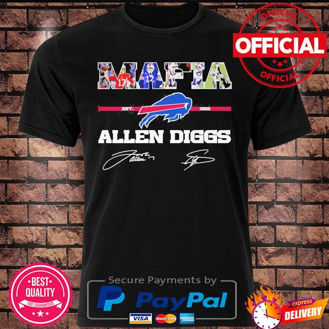 Official Buffalo Bills Mafia Allen Diggs signatures shirt - Bouncetees